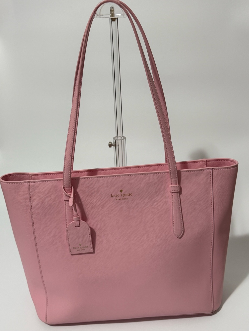 kate spade Pink Saffiano Leather Tote